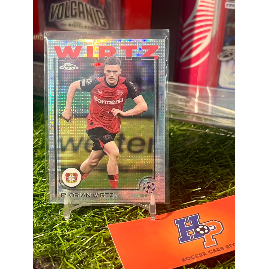 Forian Wirtz Pulpsar Topps Chrome UCL 2024/25 การ์ดฟุตบอล