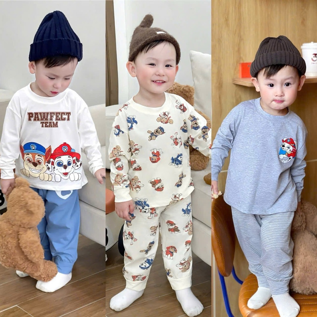 ชุดเสื้อผ้าเด็ก Paw Patrol 3 ชิ้น ️