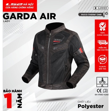 เสื้อแจ็คเก็ตป้องกันผู้หญิง LS2 Garda Air Lady ของแท้ที่ LS2 Store Hanoi