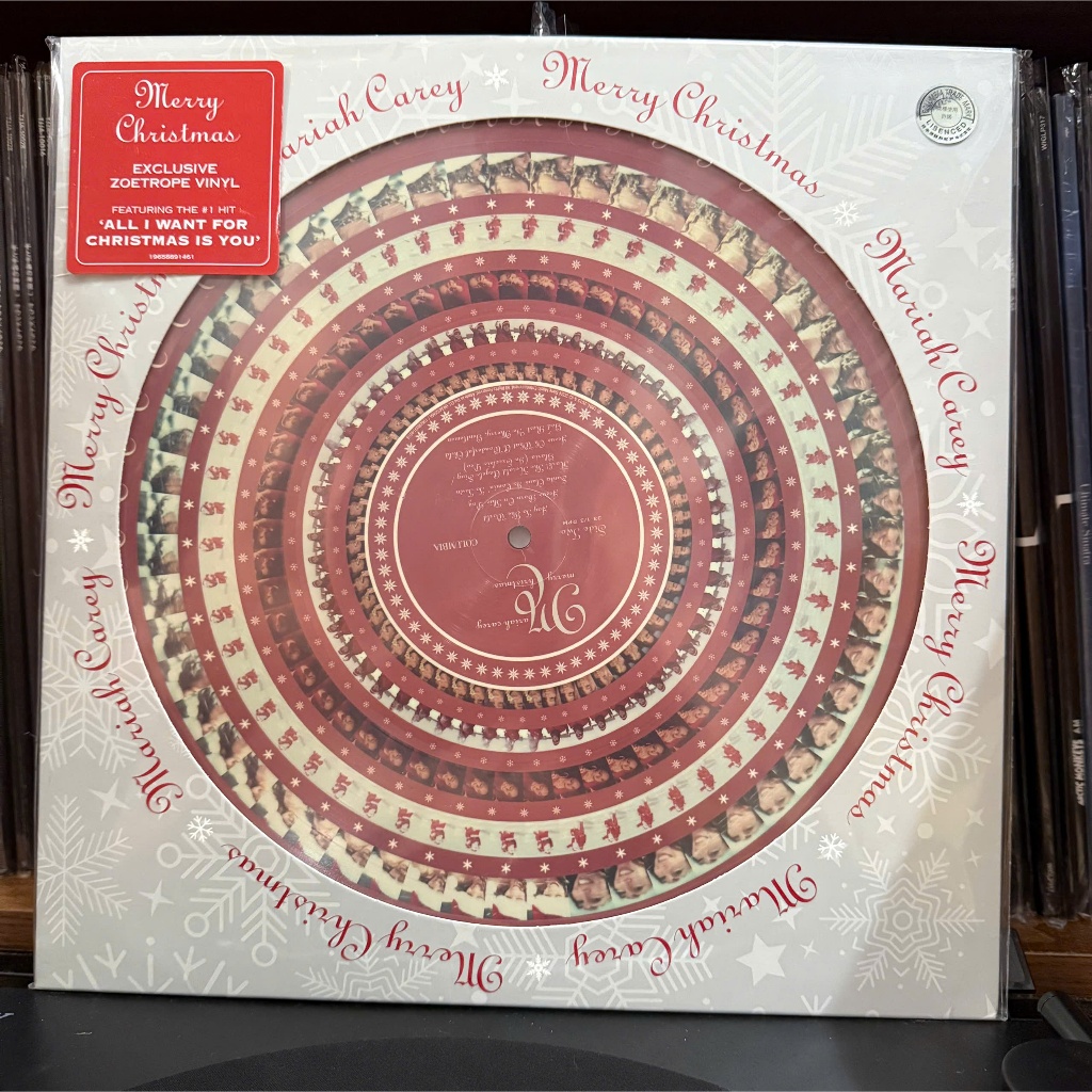 จานเสียง - Mariah Carey - Merry Christmas (รุ่น Zoestrak Vinyl)
