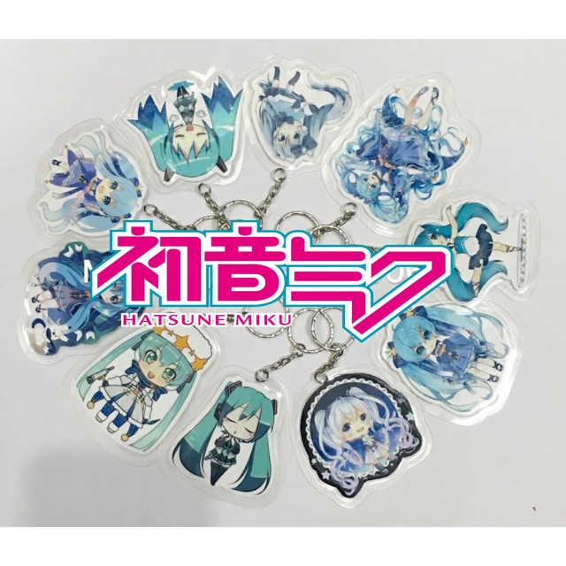 พวงกุญแจ Hatsune Miku 2 แบบสุ่ม