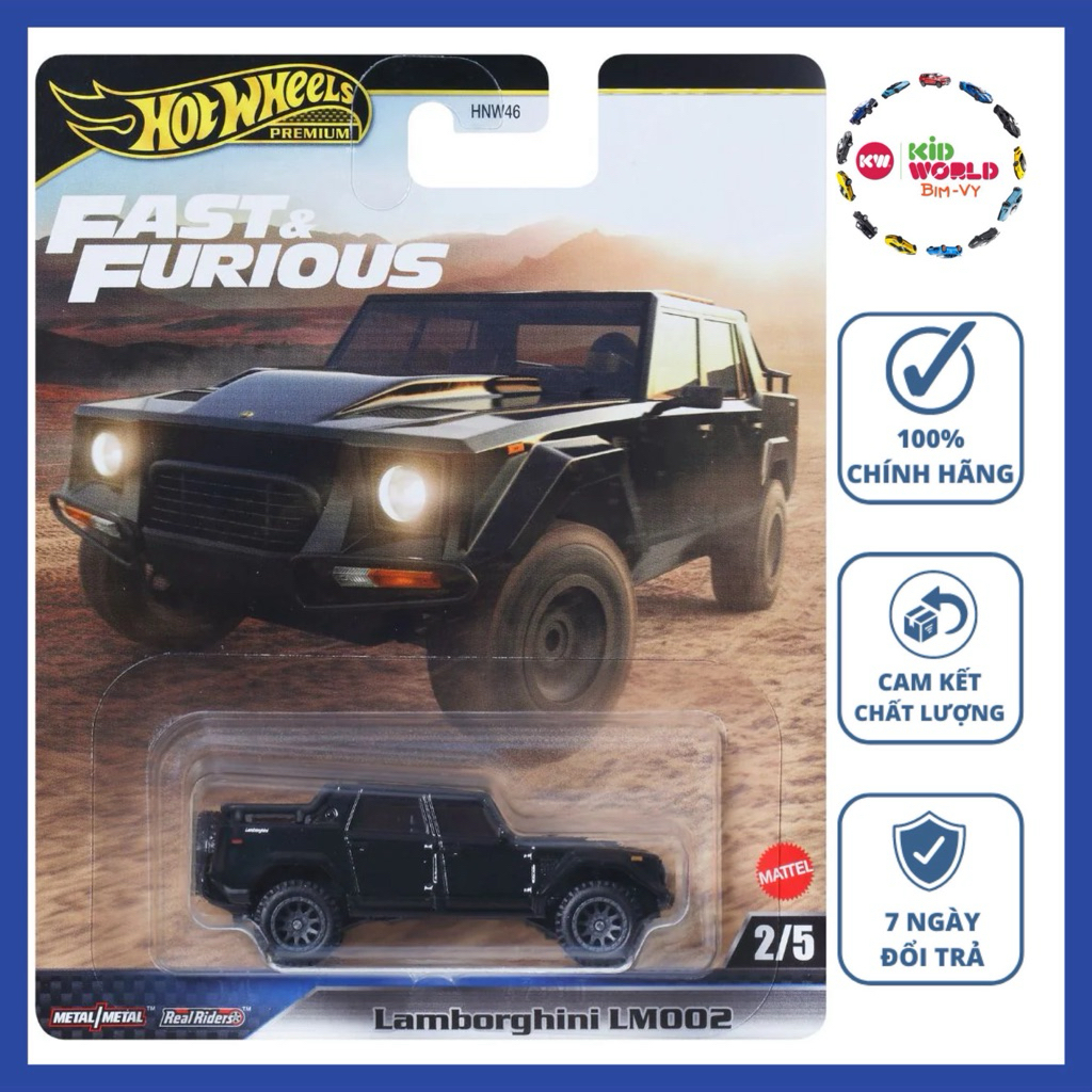 Hot Wheels Premium Fast & Furious Series Lamborghini LM002 รถโมเดล JBL86 ล้อยาง.