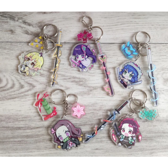 พวงกุญแจอะคริลิคอนิเมะ พวงกุญแจ DS ดาบพิฆาตอสูร Inosuke