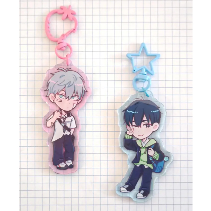 Alien Stage Ivan & Till Highschool AU พวงกุญแจ + สติ๊กเกอร์