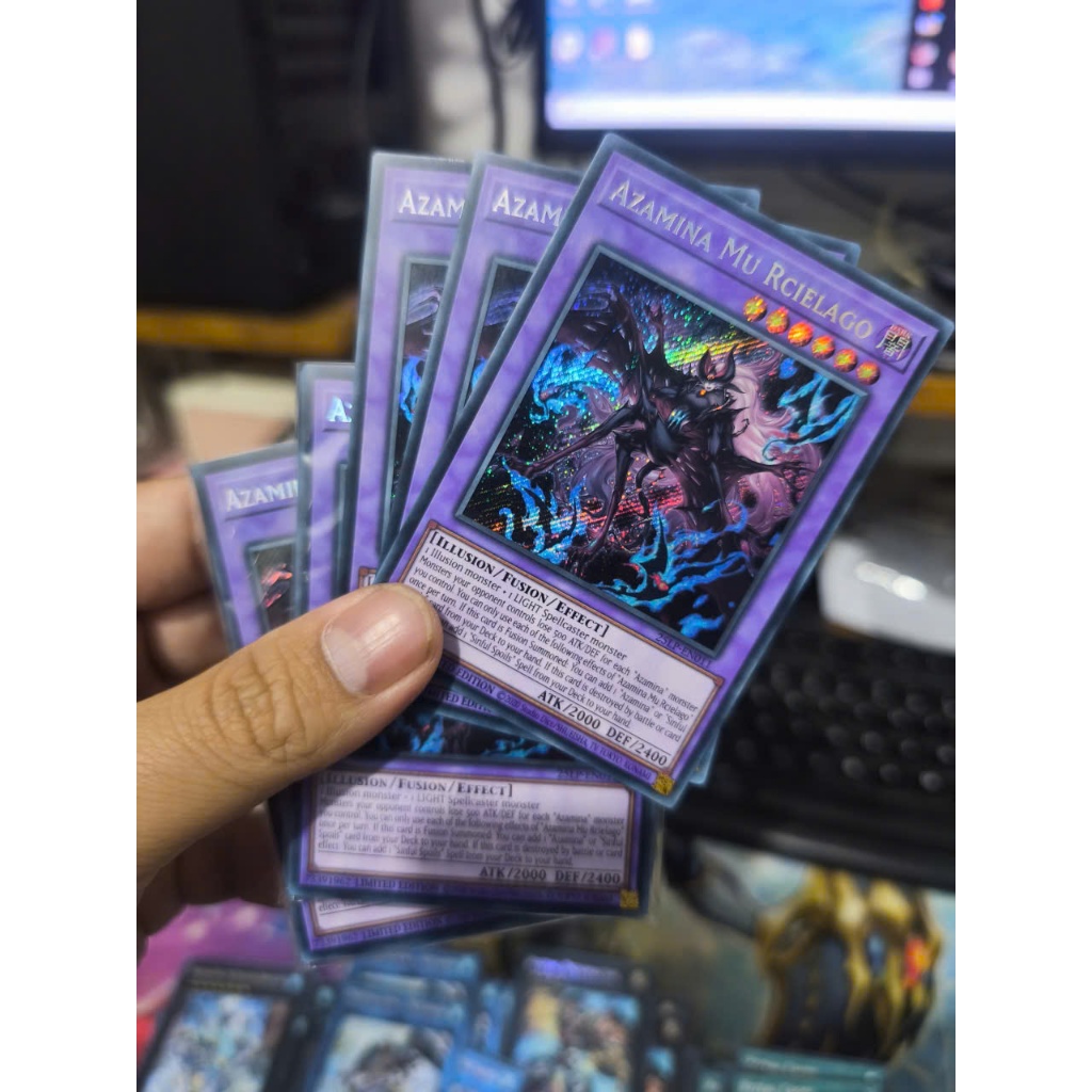 [Yugioh Funny Shop] การ์ด 1 ใบ Azamina Mu Rcielago - 25LP-EN011