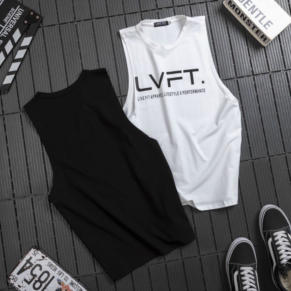 เสื้อกล้ามยิมสําหรับผู้ชาย | เสื้อกล้ามกีฬายิมผู้ชาย LVFT - Mk Sportwear