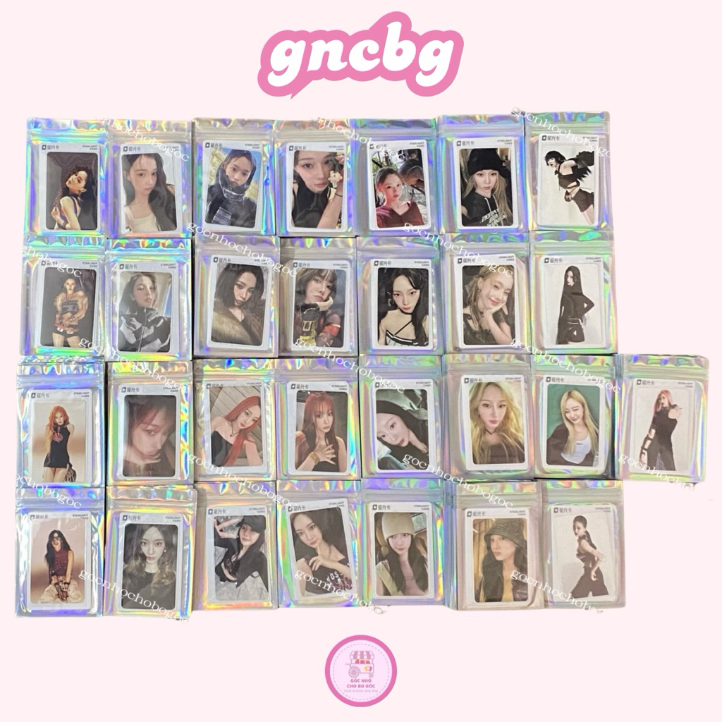 QQ Music AESPA Karina Winter Giselle Ningning โฟโต้การ์ดมุมโค้งมน