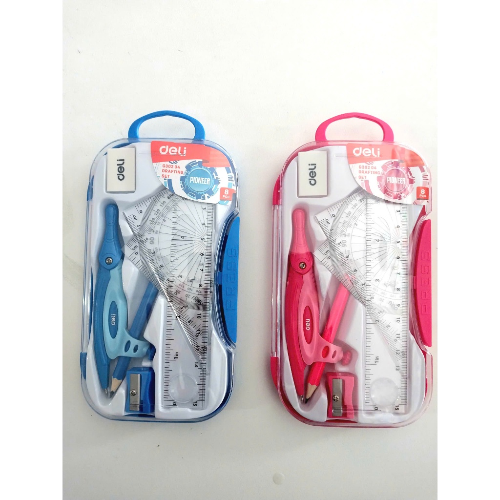 DELI ชุดเข็มทิศ 8 ชิ้น/G30204.