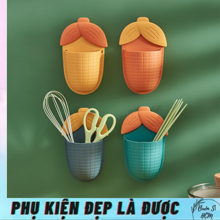 Kệ để bàn chải,kem đánh răng dán tường,hình quả bắp ngô,không cần không đục lỗ.Hộp đựng mỹ phẩm#