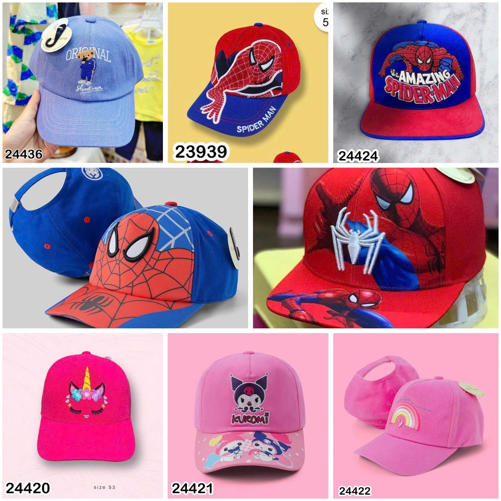 BOY HATS - หมวกสําหรับ CHILDREN 2-7 ปี OLD