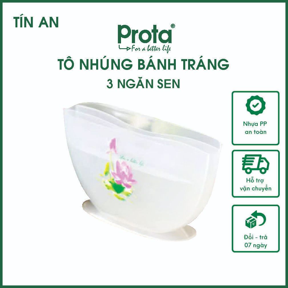 [GENUINE] ชามจิ้มกระดาษข้าว Prota LOTUS (พร้อมตัวอย่างการตรวจสอบความปลอดภัยอาหาร) - การยอมรับ