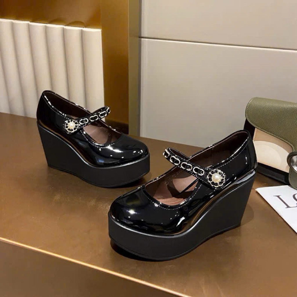 [รุ่นใหม่ 2025] 9.5 ซม. HIGH CANE SOLES SHOES - STANDARD FORM, BEAUTIFUL COMPACT FEET