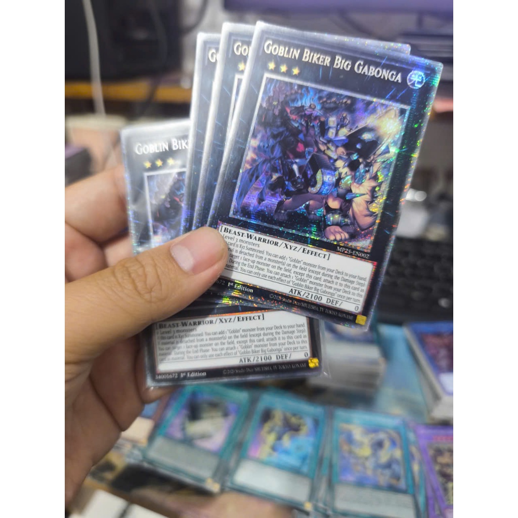 [Yugioh Funny Shop] การ์ด 1 ใบ MP25-EN002 "Goblin Biker Big Gabana" Starlight Rare