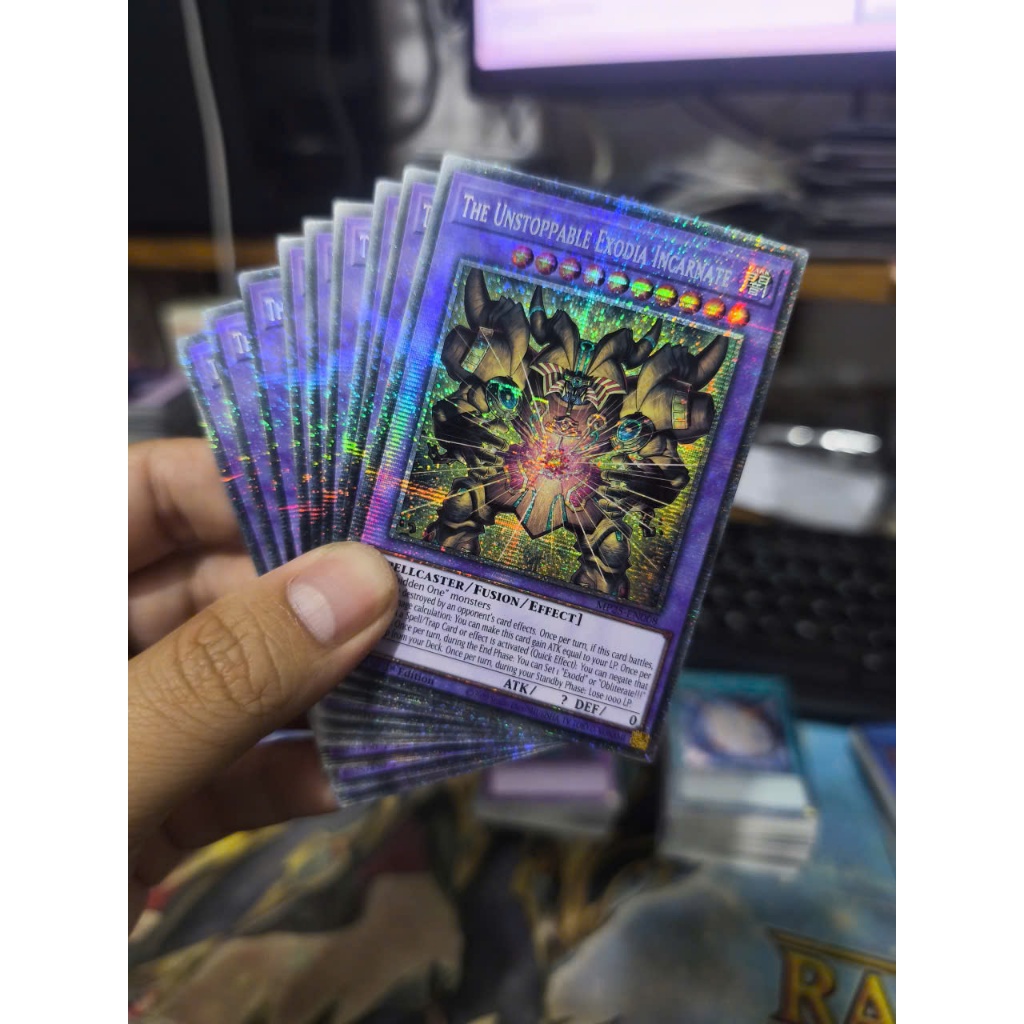 [Yugioh ร้านตลก] การ์ด 1 ใบ MP25-EN008 The Exodia Incarate" Starlight Rare