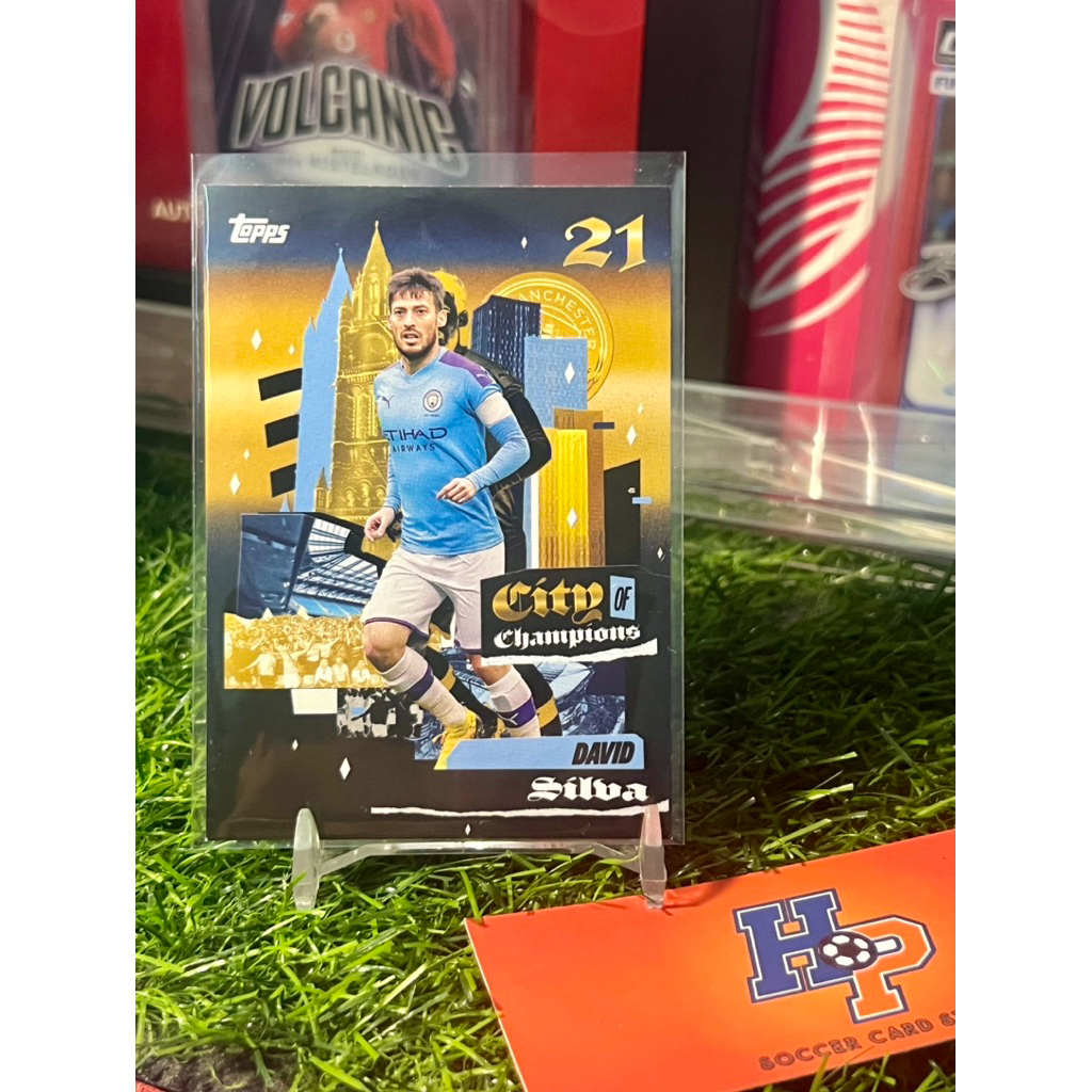 การ์ดฟุตบอล David Silva Champion Topps Manchester City 2024/25