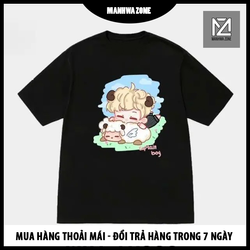 เสื้อยืด Captain boy Sheep - Roblox Face - ทีมหมู่บ้านสมูทตี้ - Error Sans 404