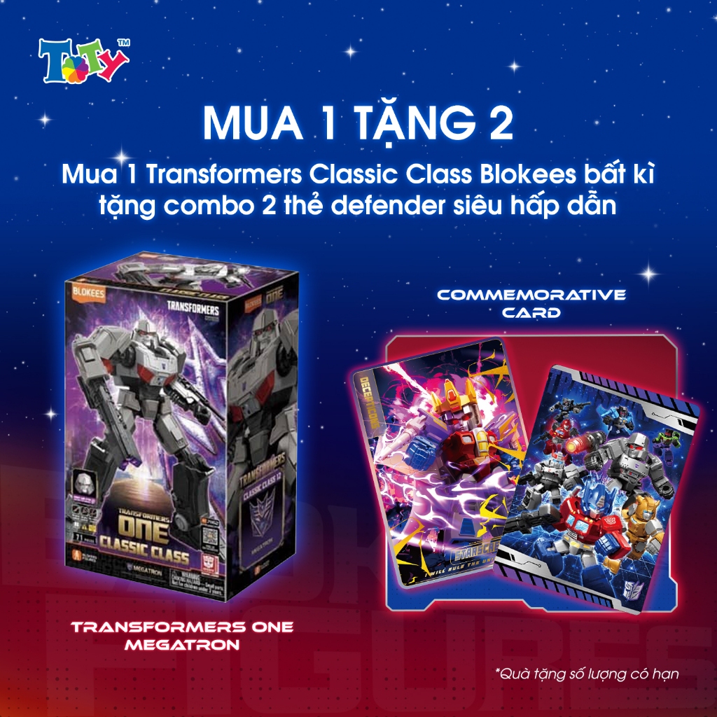 (ซื้อ 1 แถม 2) Transformers Model Kit - CC12 - Movie TF ONE - Megatron - ET19