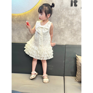 ชุดเดรสเด็กผู้หญิงชุดเจ้าหญิงโบว์นางเงือกน่ารักสําหรับเด็กทา…