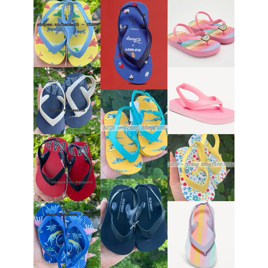 OLDNAVY รองเท้าแตะ รองเท้าแตะ รองเท้าแตะ - GAP AUTH 2025 สําหรับเด็กทารก