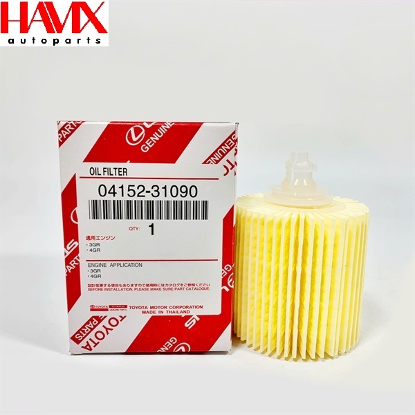 กรองน้ํามันเครื่อง Toyota Camry, Venza 2009-2016 (กระดาษกรอง) (รหัส: 04152-31090)