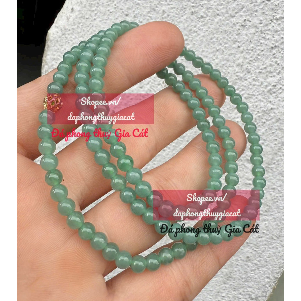 สร้อยคอลําโงคชาด 7A วัสดุใส ขนาด 4.8 มม. สินค้าตรวจสอบด้วย Svip