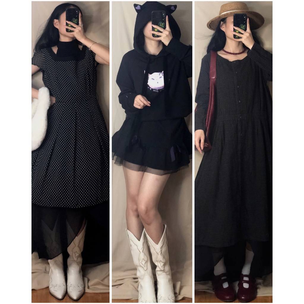 เดรสยาววินเทจ Set ig: april6_clothing