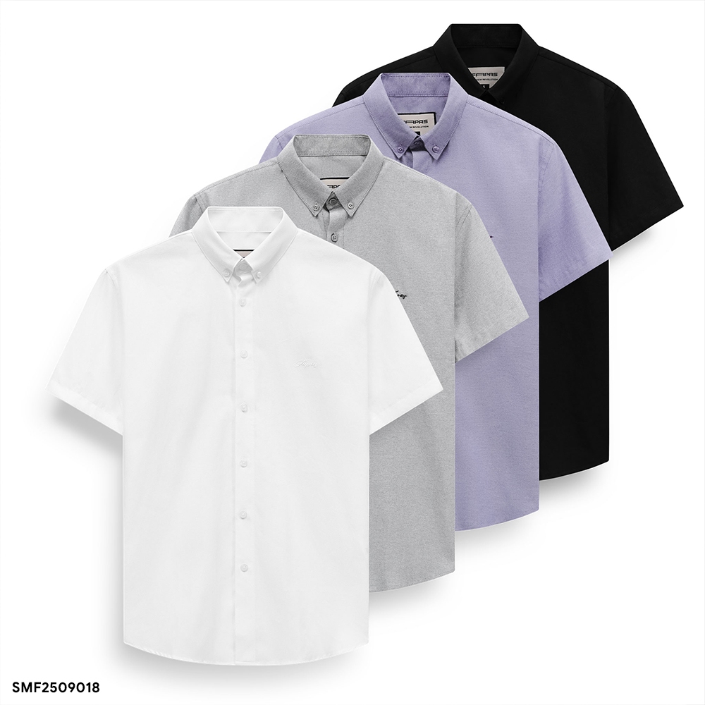 เสื้อเชิ้ตแขนสั้น Fapas Slimfit Ben รูปทรงหรูหรา วัสดุคุณภาพสูง สไตล์โปร่ง อ่อนเยาว์และมีสไตล์