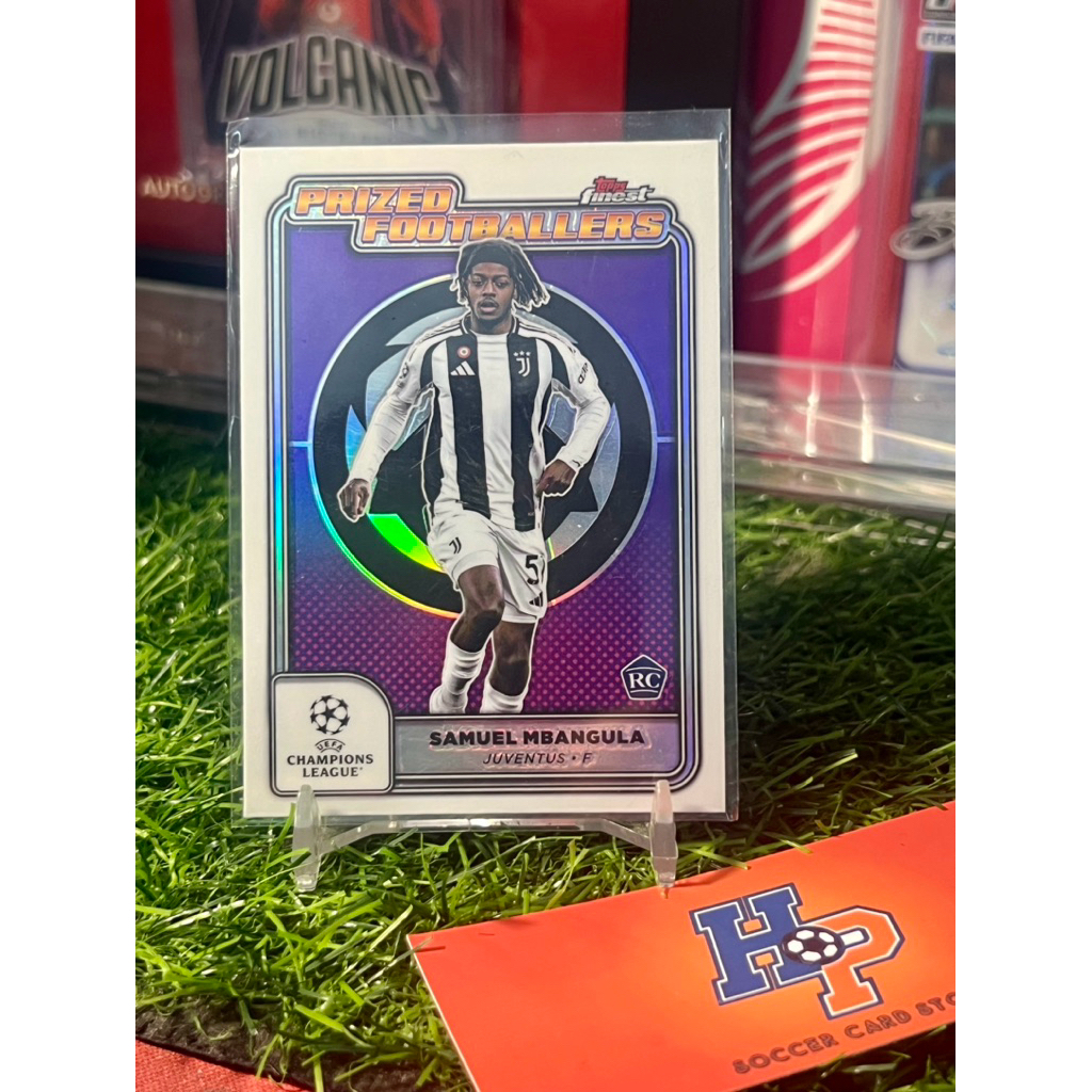 Mbangula Prized Footballer Topps Chrome Finest UCL 2024/25