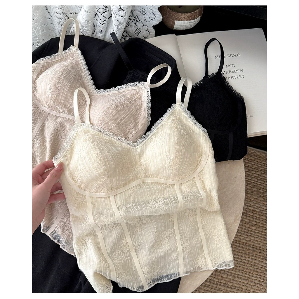 SMOOTH 2-STRING LACE BRA