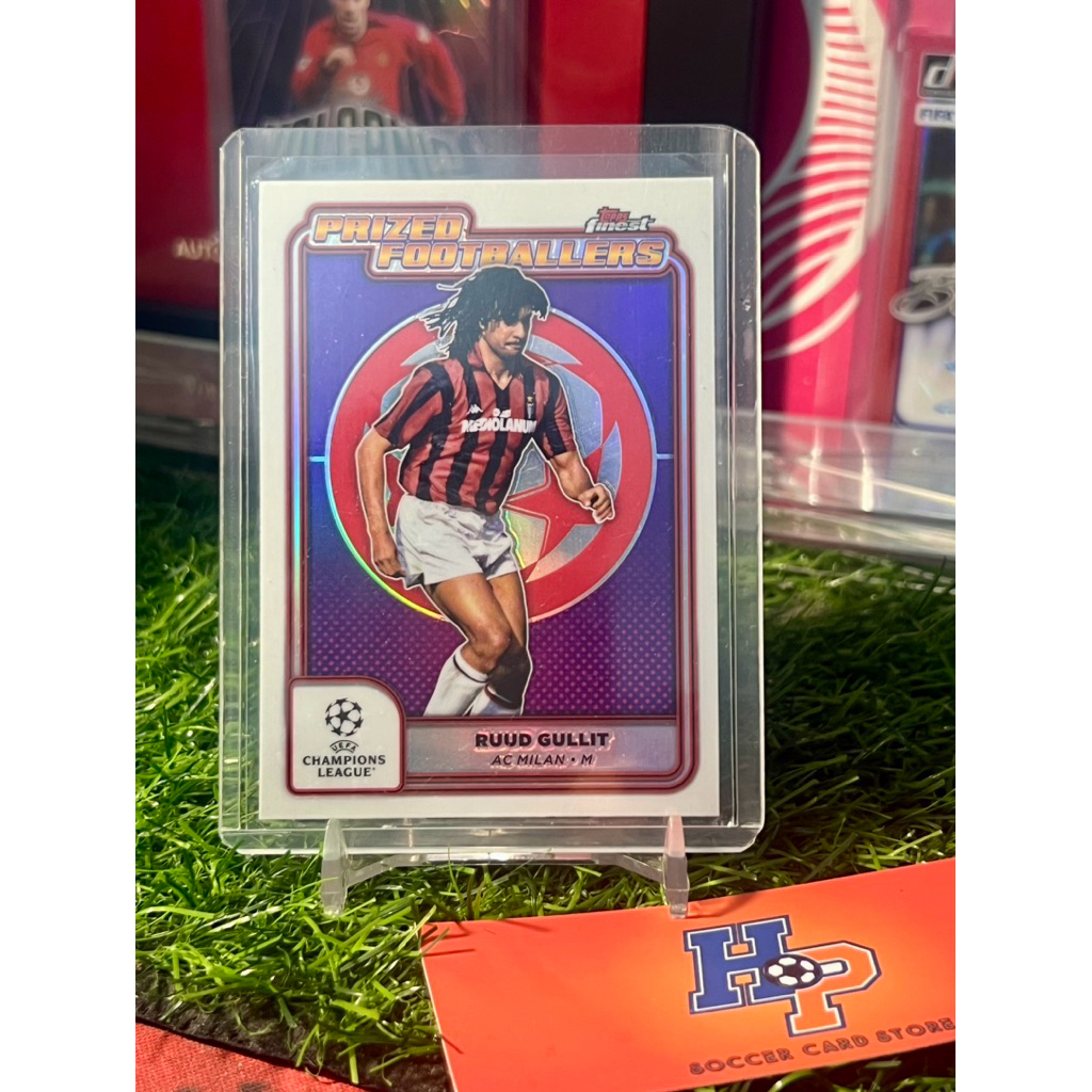 Ruud Gullit Prized Footballer Topps Chrome Finest UCL 2024/25