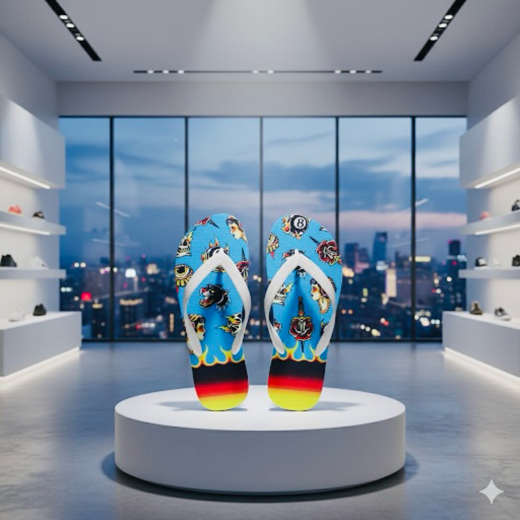 [ Di Di Shop ] Lao Slippers 3D Non-Rubber vocher. ทั่วประเทศ