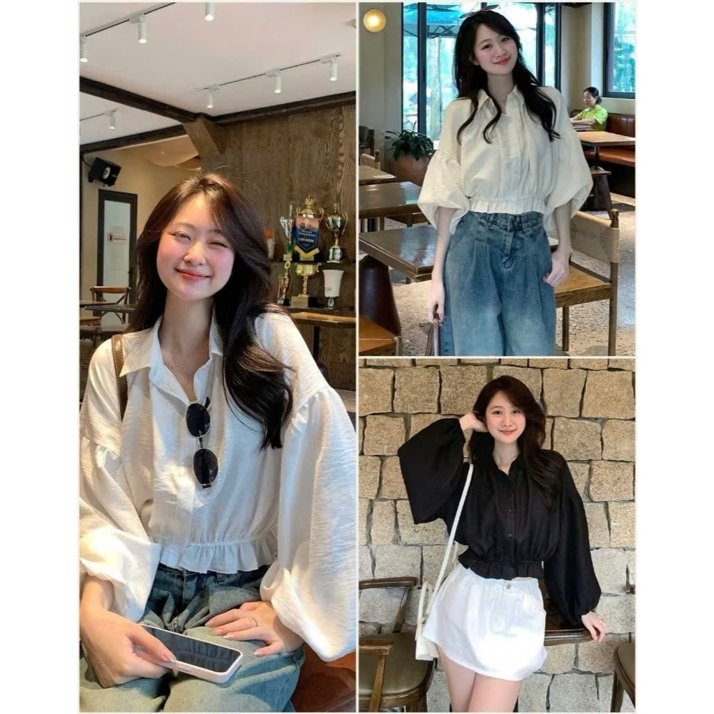 เสื้อครอปแขนยาวผ้านุ่ม 168Fashion SM9582_ P13K21