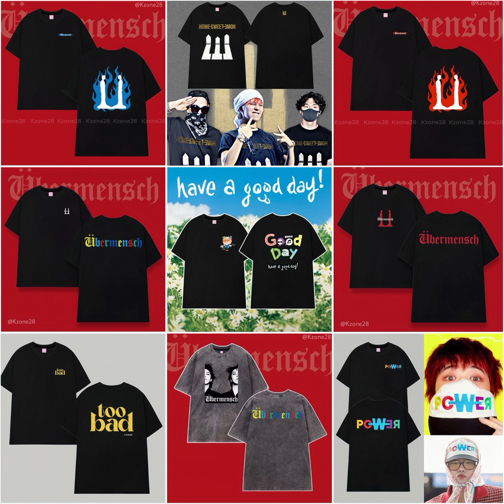 เสื้อยืด Oversize G-Dragon Bigbang 11 รุ่น