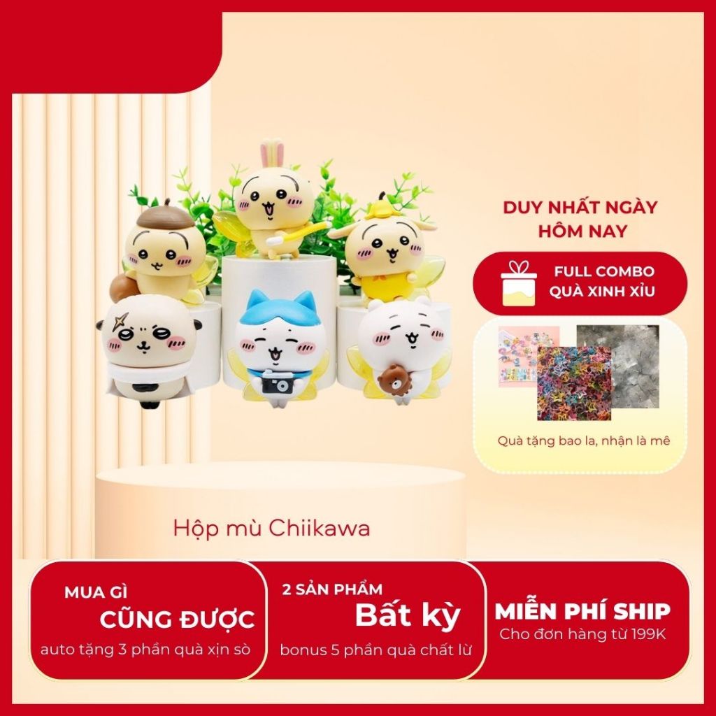 Chiikawa Transformation Blindbox Blind Box Set – เวอร์ชันมหัศจรรย์
