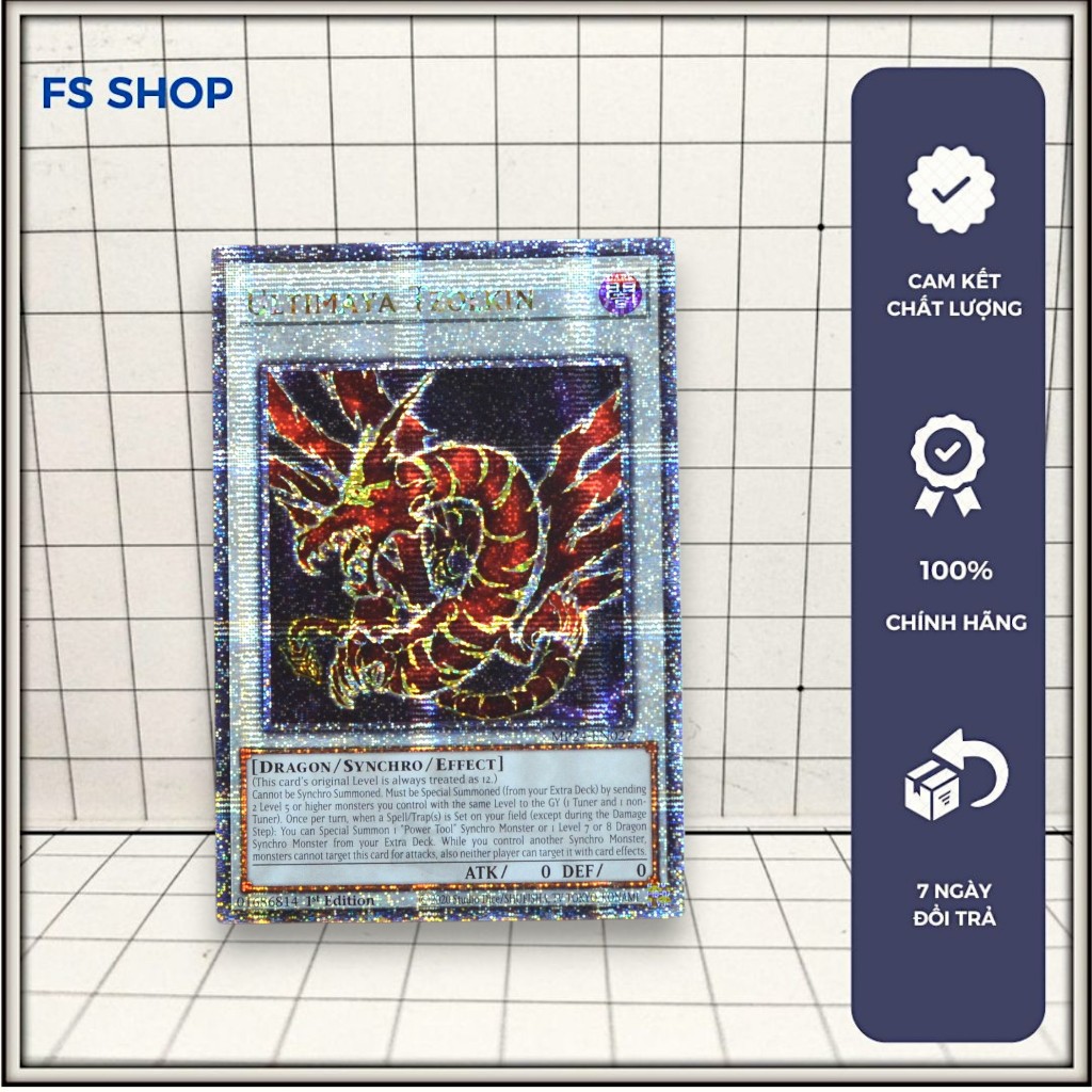 [FS Shop] การ์ด Yugioh ของแท้ Ultimaya Tzolkin – 25th Secret Rare