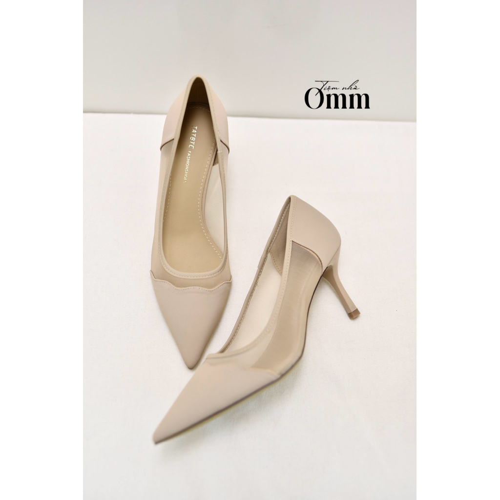 Omm - OH265 รองเท้าตาข่ายขนาด 6.5 ซม. นุ่มสบาย