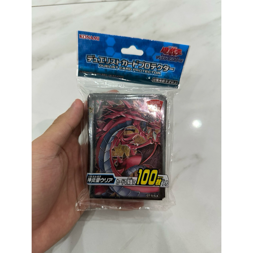 [ KONAMI ] 100 ชิ้น Sleeve Duelist Card Protector Lord Uria ของแท้ Konami