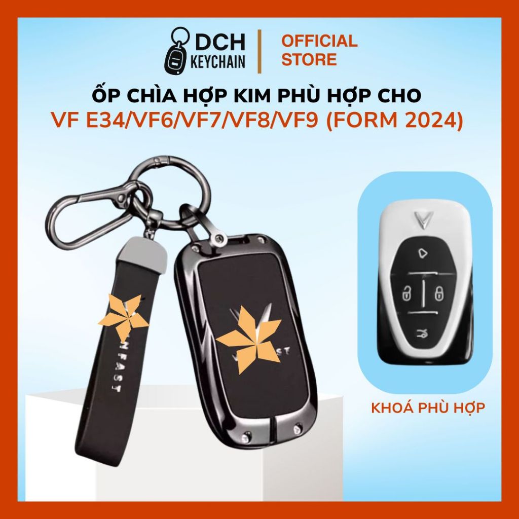 กุญแจโลหะผสมสําหรับ VF E34/VF6/VF7/VF8/VF9 (ฟอร์ม 2024) | คุณภาพสูงโลหะผสม (รหัส VF2)