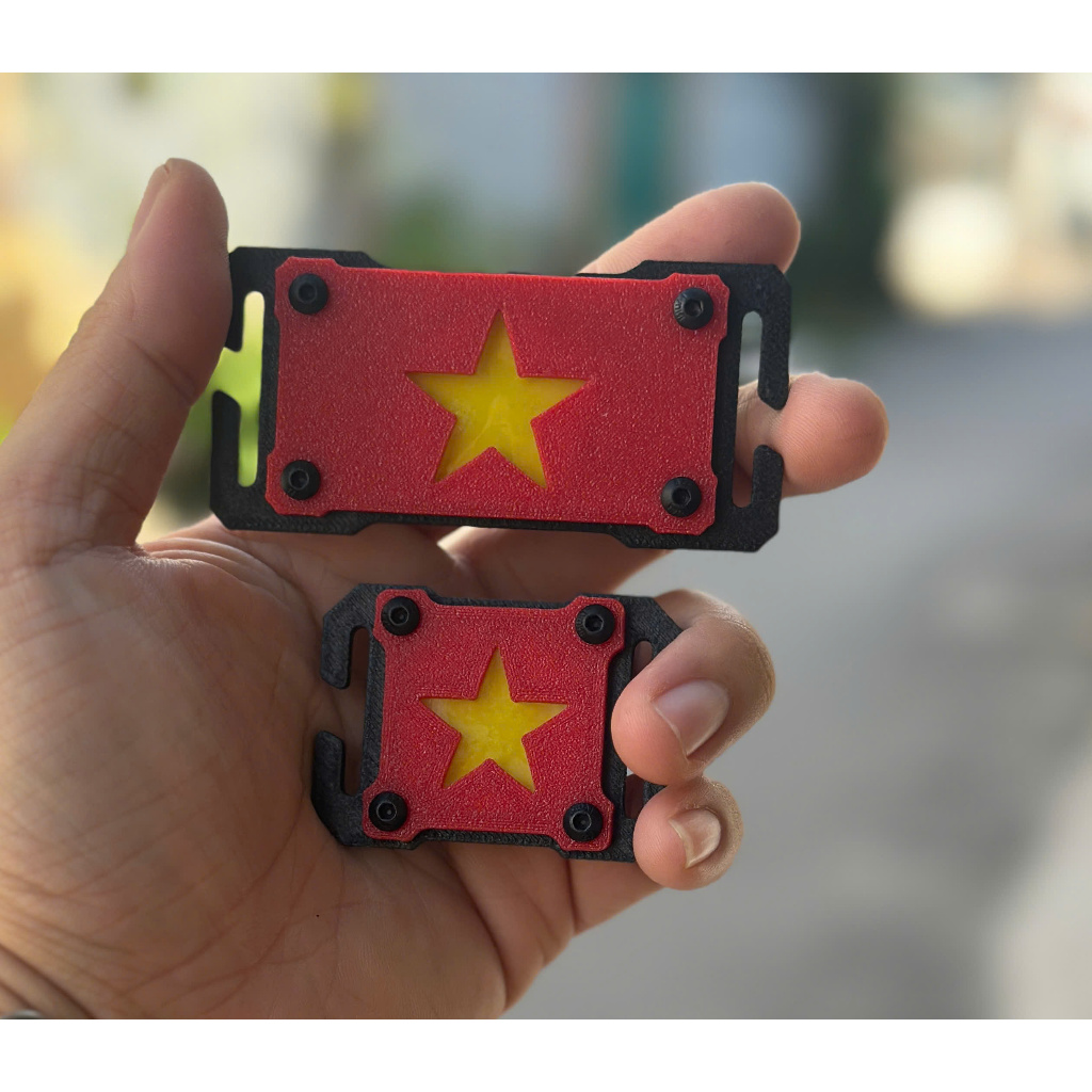 MOLLE Patch VIETAM FLAG - Luminous CAPTAIN FLAG Glow in the Dark - อุปกรณ์ยุทธวิธีเสื้อทหารกระเป๋าเป้สะพายหลัง