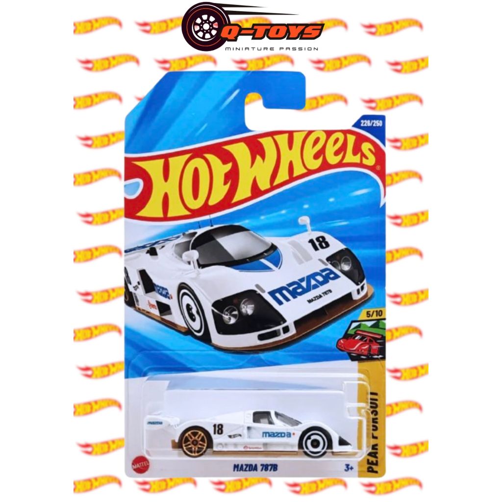 Qtoys Hot Wheels Mazda 787B รถโมเดล 1:64 สเกล