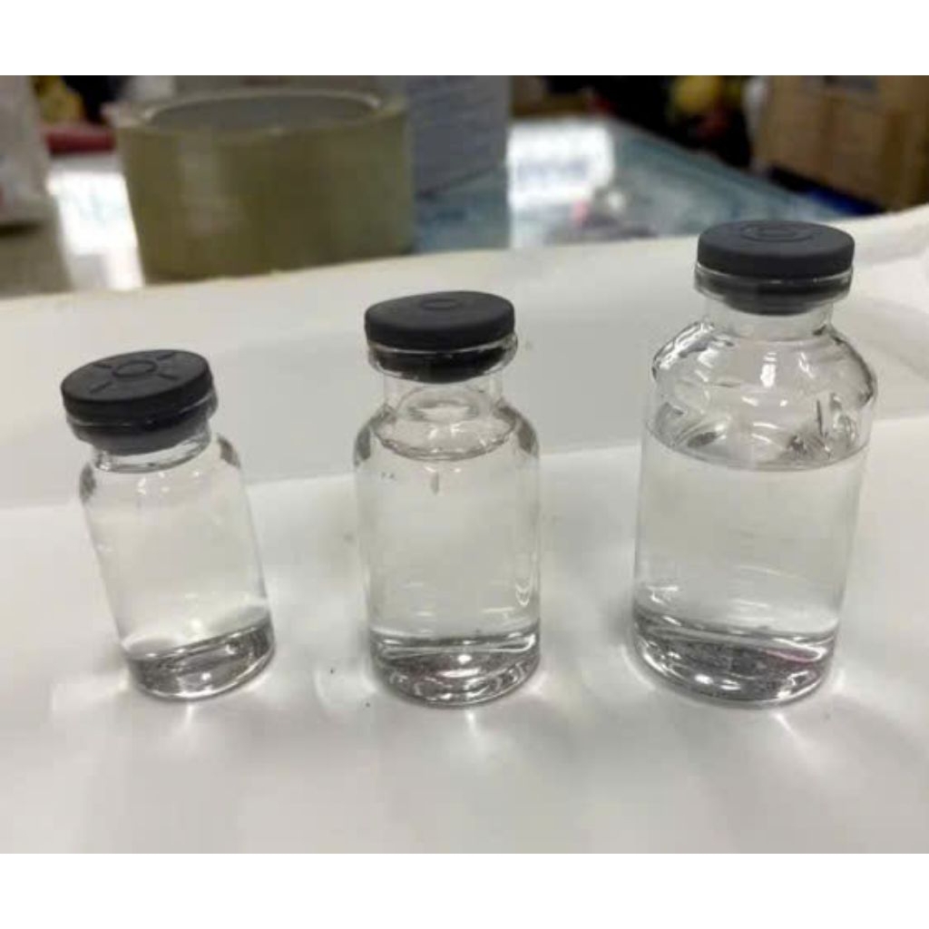 [COMBO of 50 JARS] MEDICAL GLASS JARS พร้อมยาง LID 5ml/10ml/20ml
