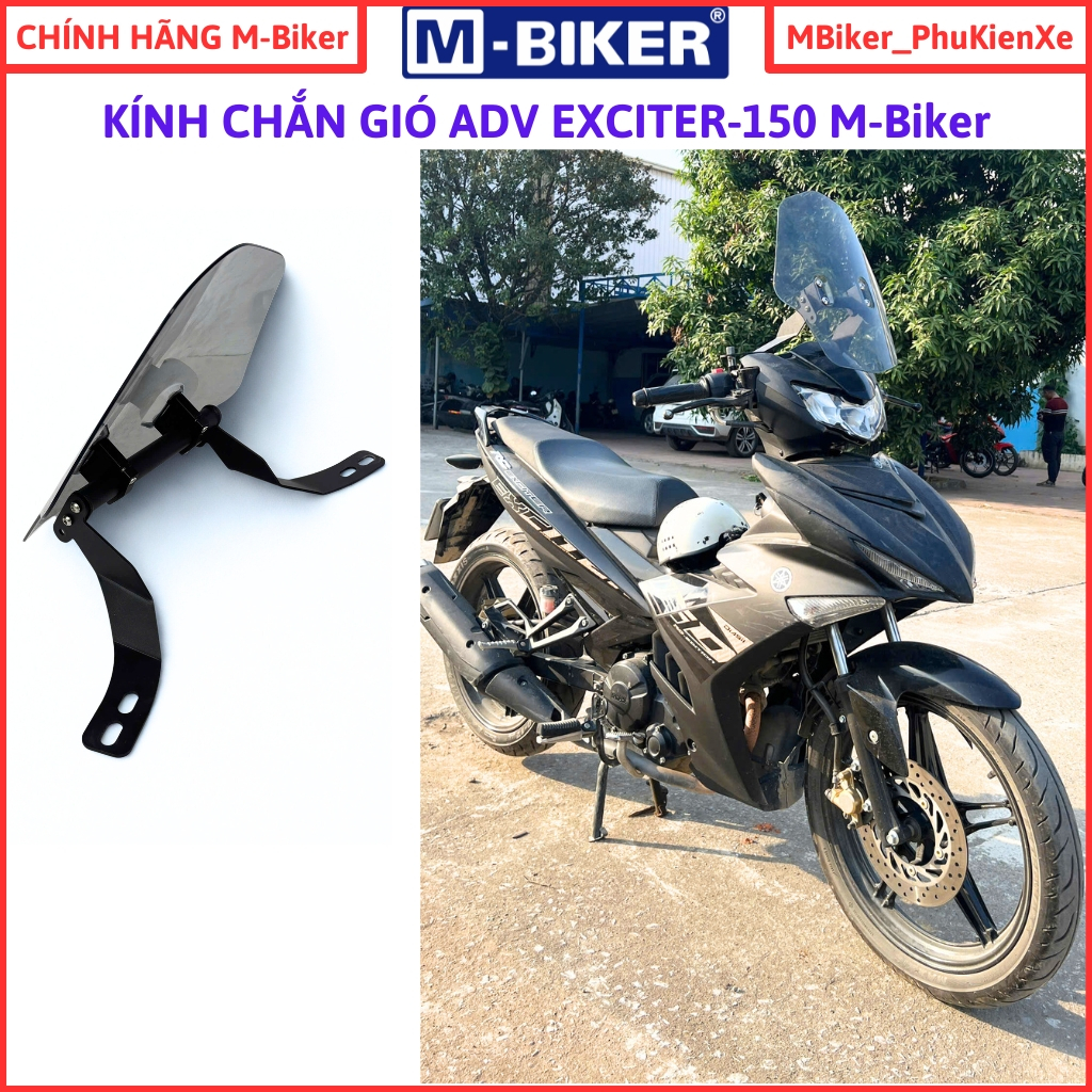 กระจกบังลม ADV_ exciter 150-155-135, EXCITER WINDSHIELD, EXCITER FRONT WINDSHIELD, MBIKER
