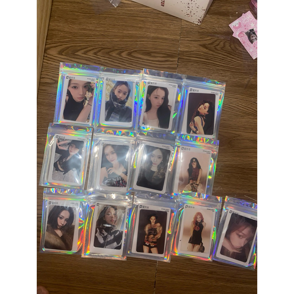 การ์ดเพลง Aespa qq การ์ดหนิง คาริน่า ฤดูหนาว