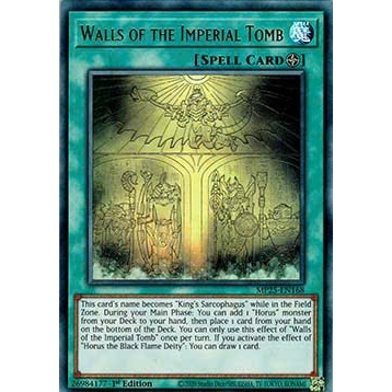TCG-UK Walls of the Imperial Tomb Ultra Rare Card MP25-EN168