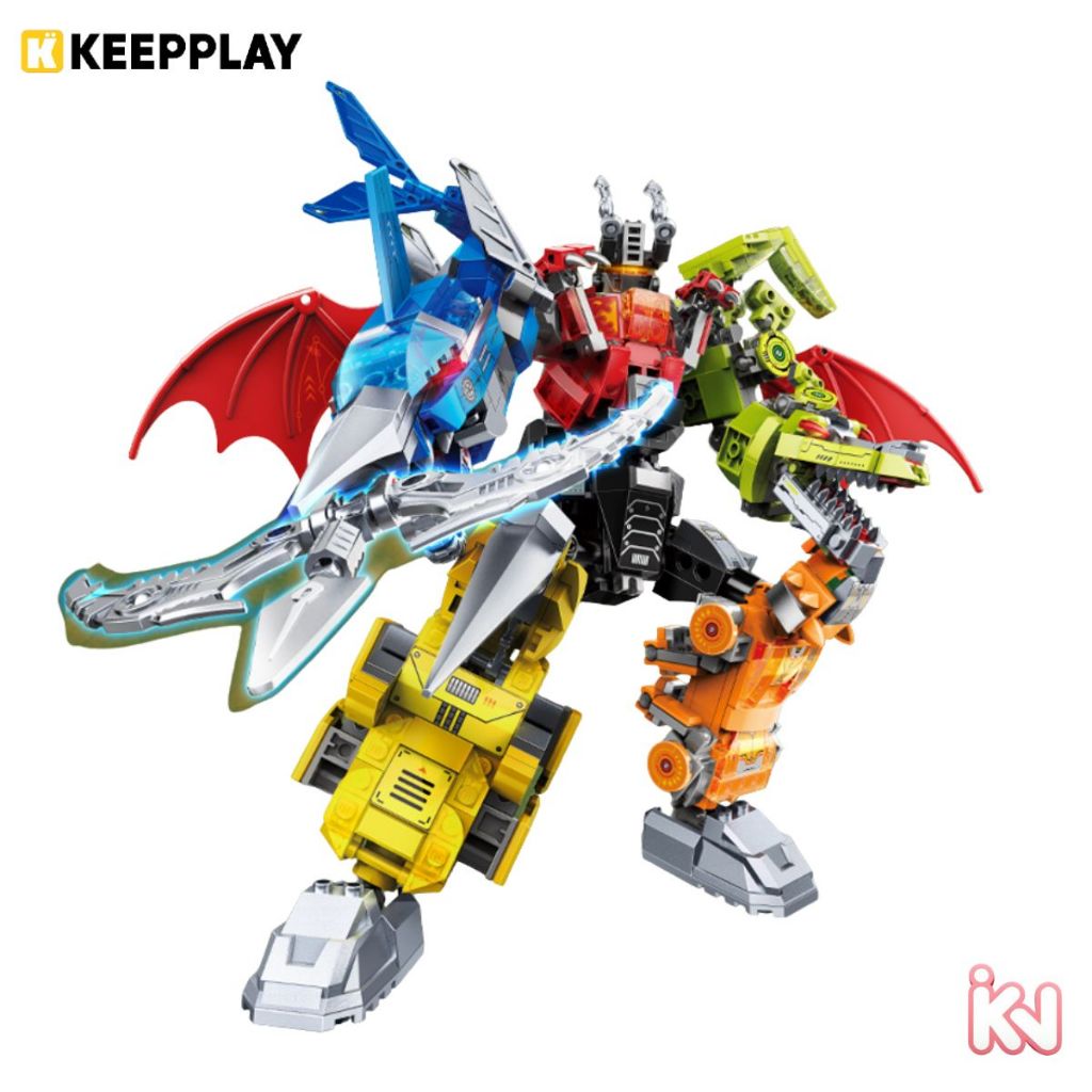 Qman K Keepplay 41114 ของเล่นประกอบ - หุ่นยนต์ Than Vu - 775 ชิ้นส่วน