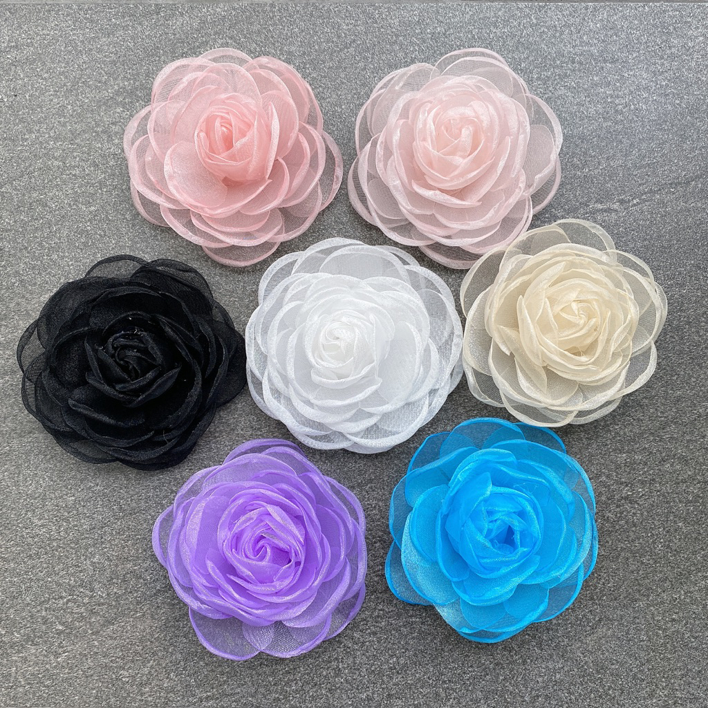 WALLFLOWER BLOUSE SIZE 9ซม. ทุกสี (มีเข็มกลัด)