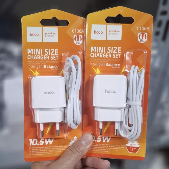เครื่องชาร์จ Hoco C106 มี USB -C; Usb -IP; Usb - หมุดไมโคร