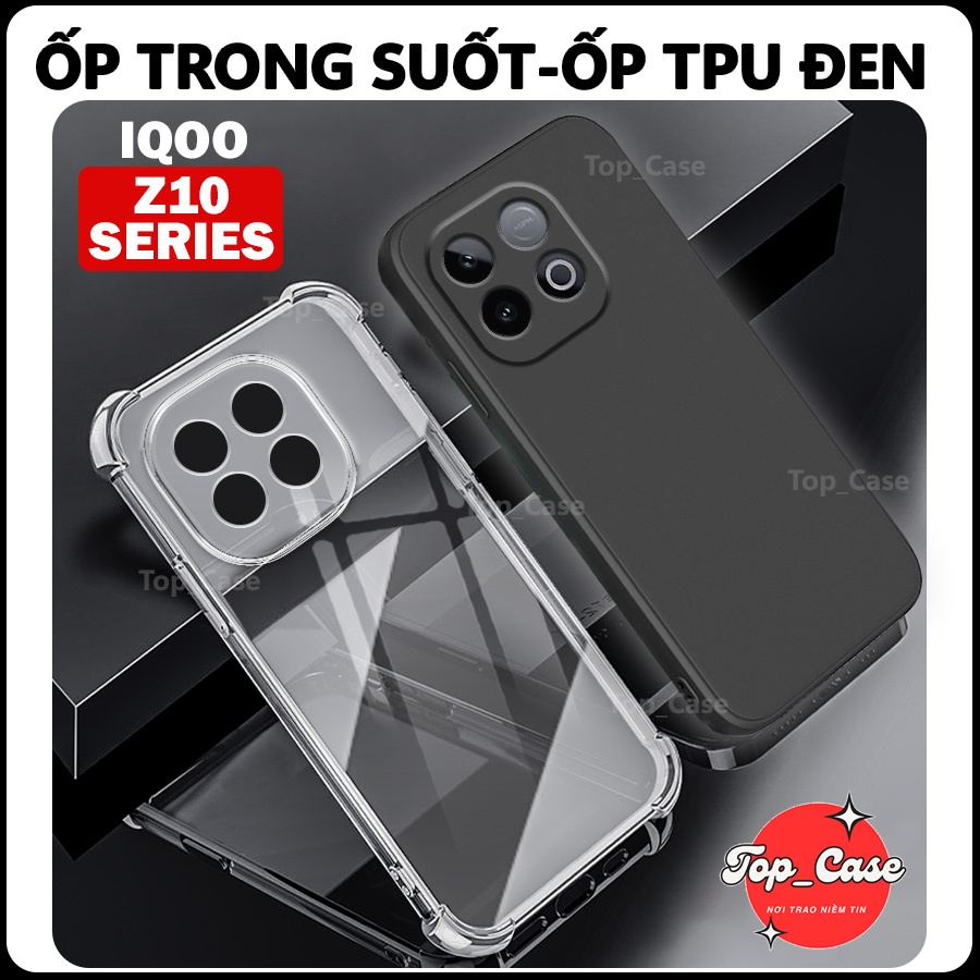 เคส Vivo IQoo Z10 Turbo/ Z10X/ Z10 Turbo Pro 5G กันกระแทก โปร่งใส ซิลิคอน ป้องกันกล้อง เคสด้านบน