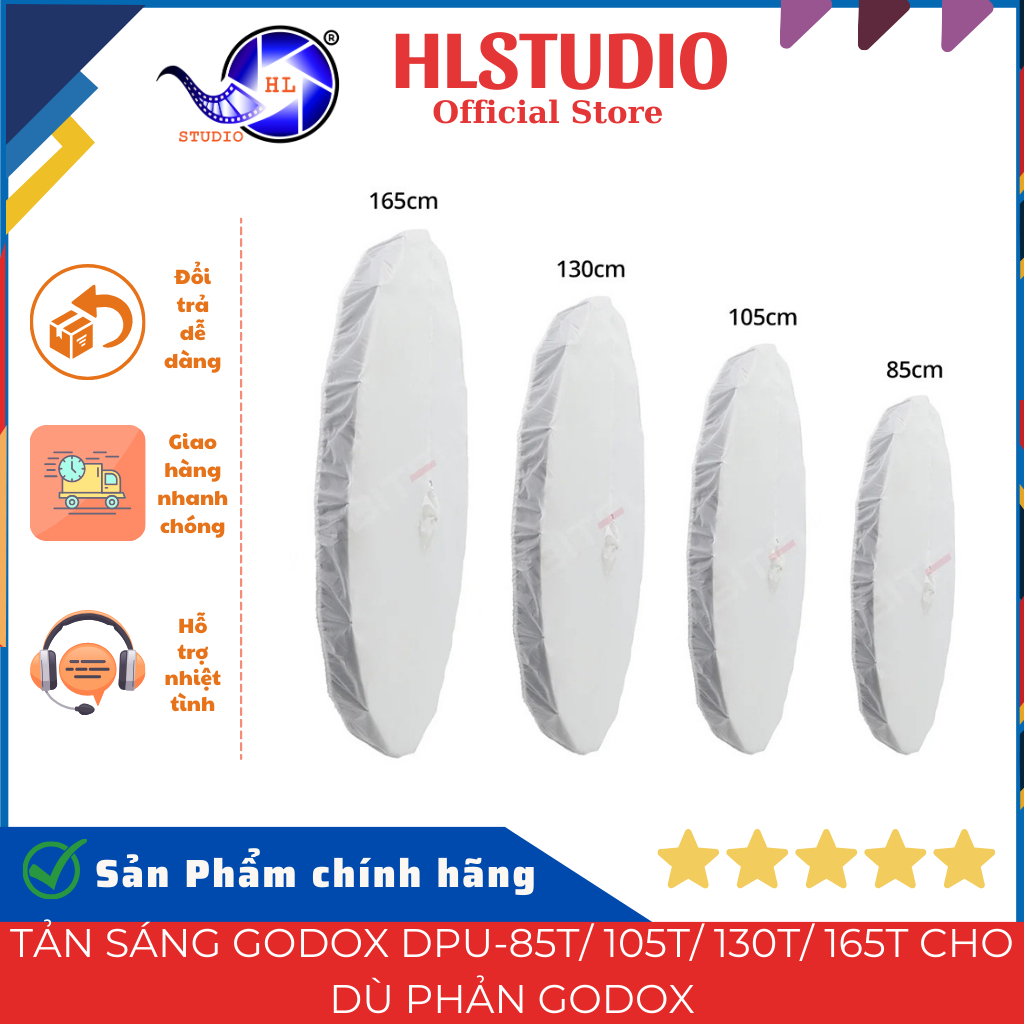 Godox DPU-85T/105T/130T/165T – Godox DPU Diffuser 85/105/130/165 ซม. HL สตูดิโอ