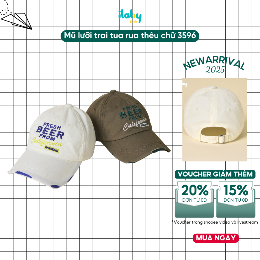 หมวกเด็ก อิลบี้ หมวกเด็ก ไม่จํากัดเพศ หมวกเบสบอลกีฬาบุคลิกภาพ [3596]